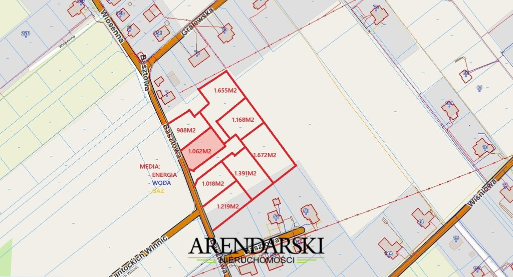 Działka Sprzedaż Santok