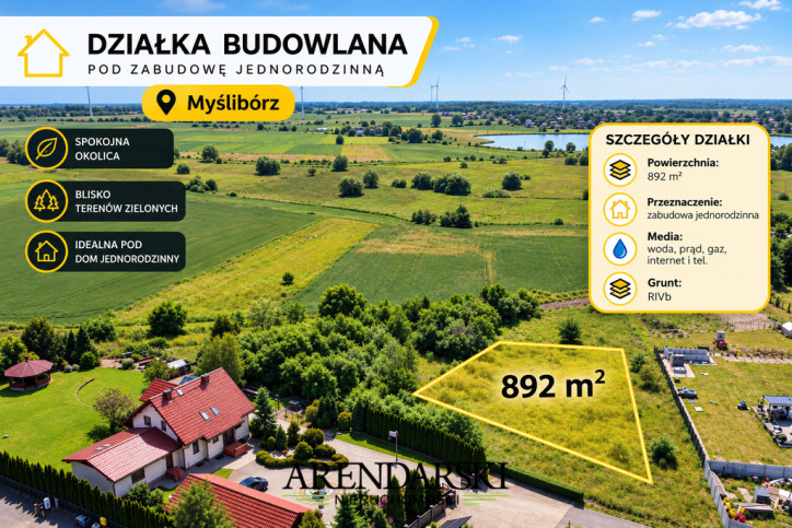Działka Sprzedaż Myślibórz Łużycka 1